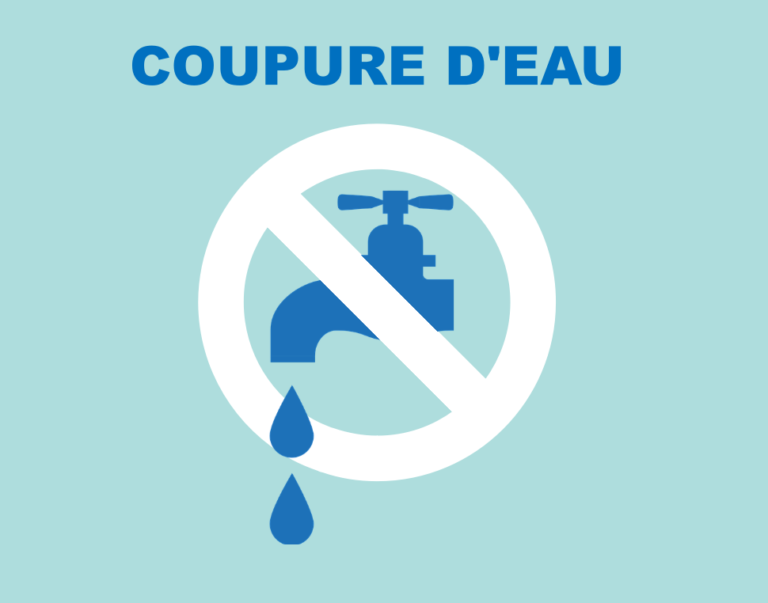 Coupure d&rsquo;eau le lundi 27 novembre