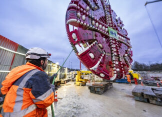 Tiphaine, nouveau tunnelier baptisé sur la ligne 15